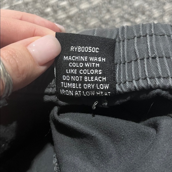 Ring of Fire | Men’s Dark Grey Joggers with Ribbing - Picture 9 of 11